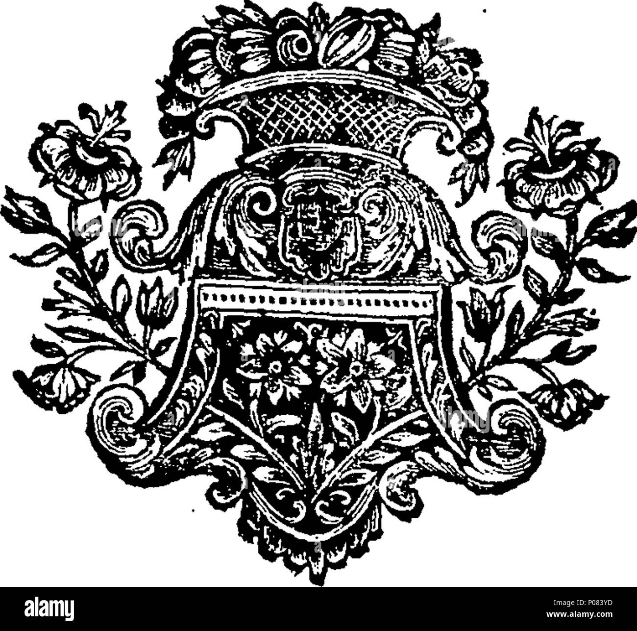 . Anglais : Fleuron du livre : une lettre à un ami, l'occasion de ce qu'a été publiée dans le Daily-Courant, le lundi 30 décembre 1717, par Sir Isaac Newton, relatives aux coins, &c. Démontrer que la valeur de la monnaie d'or, ne devrait pas être de diminuer, mais plutôt l'argent pour être soulevées. 121 Une lettre à un ami Fleuron T106870-5 Banque D'Images