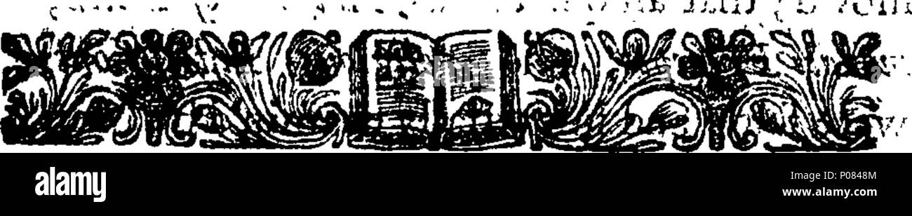 . Anglais : Fleuron du livre : une lettre à un membre du Parlement, qui contenait une proposition de présenter un projet de loi pour réviser, modifier ou abroger certaines lois obsolètes, communément appelé les dix commandements. 122 Une lettre à un membre du Parlement Fleuron T116765-3 Banque D'Images