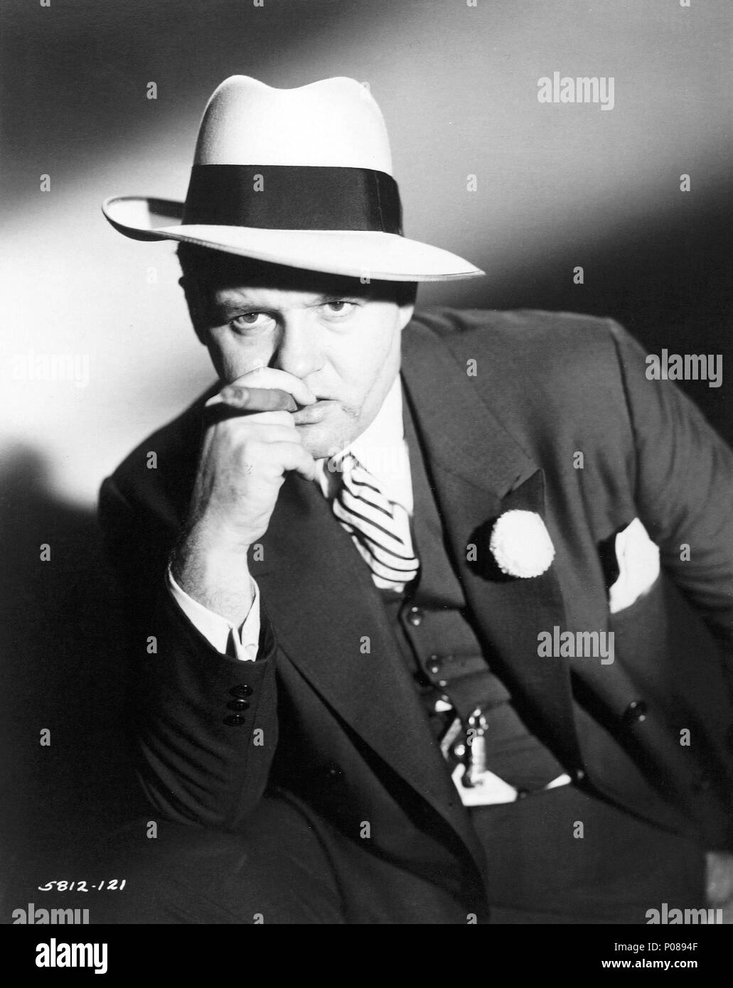 Titre original : Al Capone. Titre en anglais : Al Capone. Film Directeur : RICHARD WILSON. Année : 1959. Stars : Al Capone ; Rod Steiger. Credit : Allied Artists / Album Banque D'Images