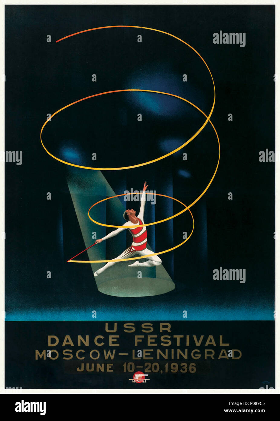 102 URSS. Festival de danse Moslow-Leningrad. 10-juin 20, 1936 Banque D'Images