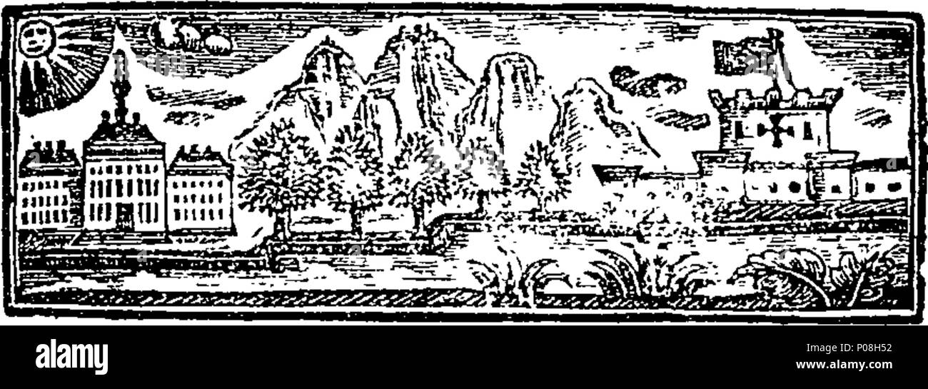 . Anglais : fleuron de livre : un voyage à travers l'Écosse. Dans bien des lettres d'un député ici, à son ami à l'étranger. Le troisième volume, qui compleats la Grande-Bretagne. Par l'auteur du voyage à travers l'Angleterre. 116 Un voyage à travers l'Écosse Fleuron T057752-30 Banque D'Images