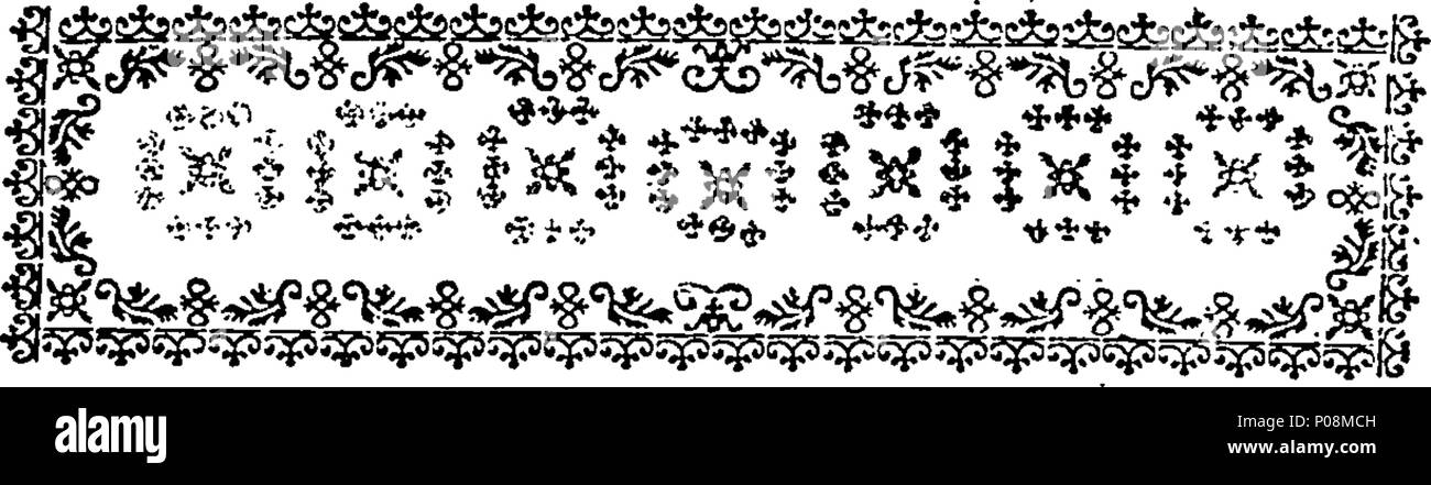 . Anglais : Fleuron du livre : Salomon : Rezon Ahiman : ou, une aide à un frère ; qui fais l'excellence de secret, ... Avec le temple de Salomon un oratorio, comme il a été réalisé pour le bénéfice de la libre-maçons. Par le Frère Laurence Dermott, Sec. Salomon : Rezon Ahiman 272- ou Fleuron N029512-2 Banque D'Images