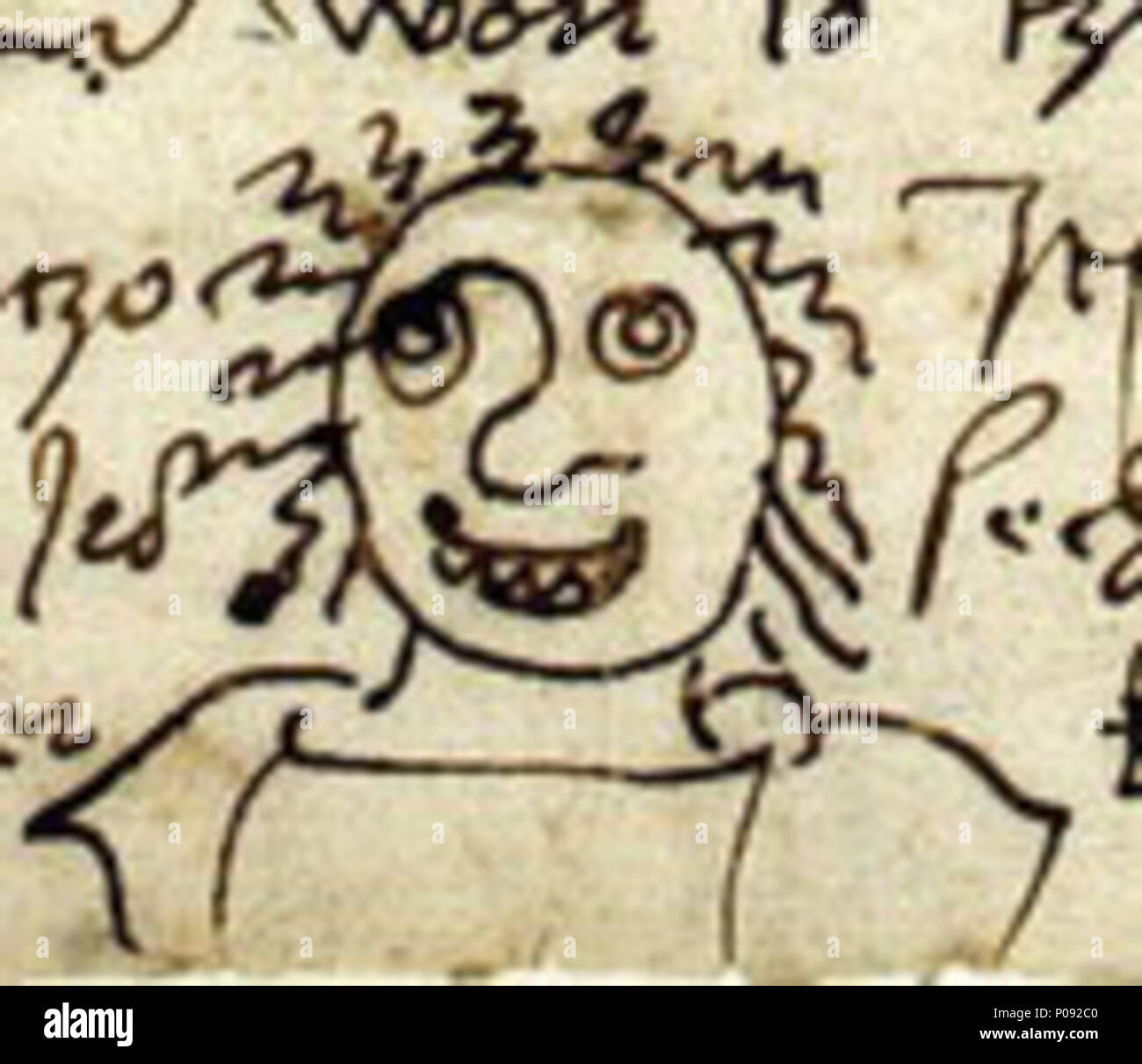 . Anglais : un dessin intégré dans un drôle de lettre qu'Albrecht Dürer a écrit en 1506 de Venise à son ami, Willibald Pirckheimer conseiller municipal de Nuremberg. Peut-être un début de l'émoticône. . 1506. Albrecht Dürer (1471-1528) Description Autres noms d'Albrecht Dürer, peintre, graveur allemand, mathématicien, illuminateur, graveur sur cuivre et tiroir Date de naissance/décès 21 Mai 1471 6 avril 1528 Lieu de naissance/décès de Nuremberg Nuremberg Nuremberg lieu de travail (1484-1490), Bâle (1490-1494), Strasbourg (1490-1494), Colmar (1490-1494), Francfort (1490-1494), Mayence (1490-1494), Cologn Banque D'Images