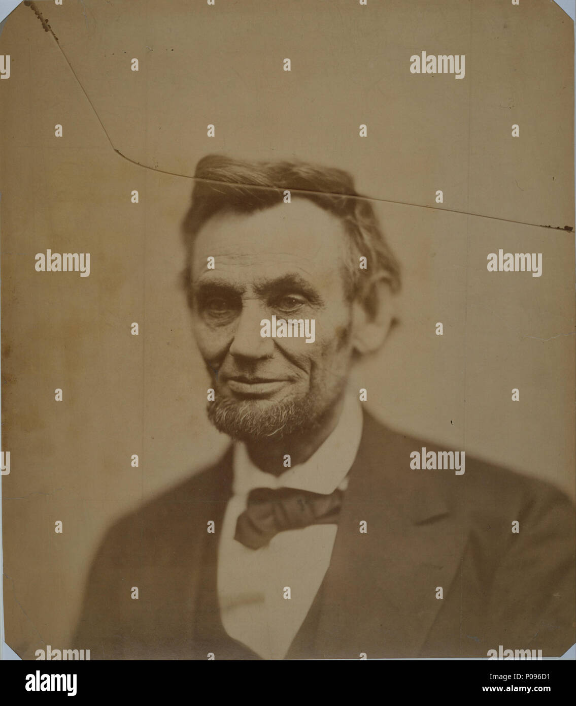. Abraham Lincoln . 1865277 Alexander Gardner - Abraham Lincoln - Google Art Project Banque D'Images