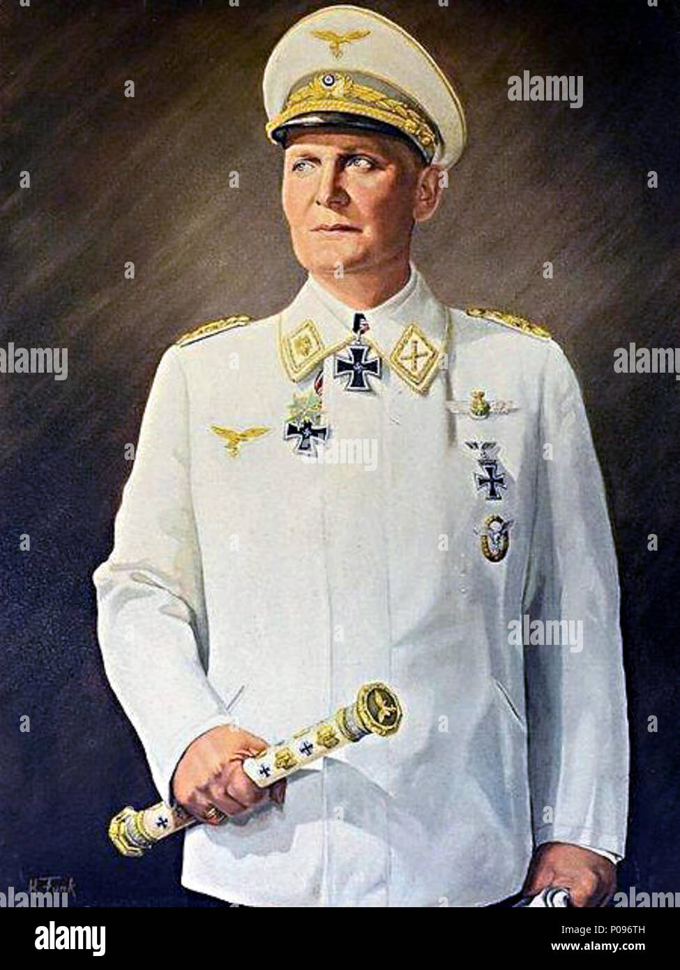. Italiano : Ritratto di Herman Goering . 20e siècle. Inconnu 87 Retrato de Herman Goering Banque D'Images