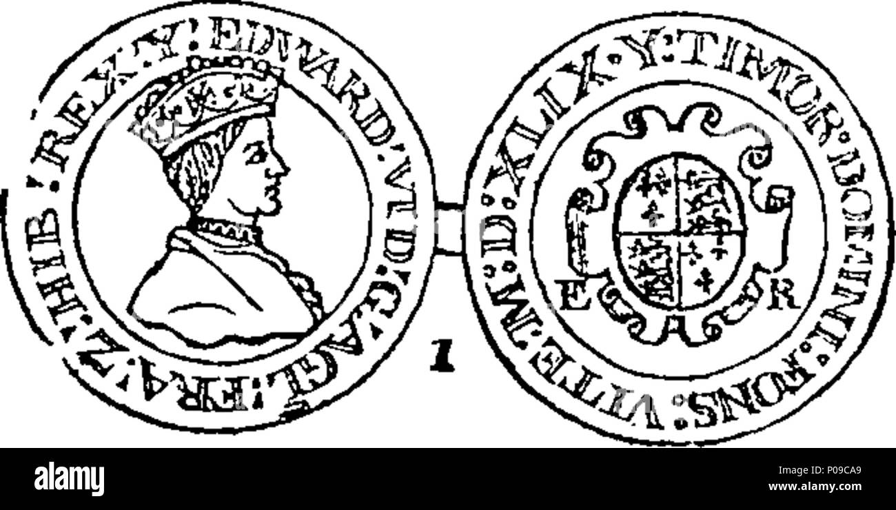 . Anglais : fleuron de livre : Un abrégé de l'histoire de l'Angleterre. Être un résumé de l'histoire Monsieur Rapin et M. Tindal's poursuite, à partir de l'atterrissage de Jules César, à la mort du roi George I. Avec les personnages des rois en général, l'état de l'Échiquier, les recettes publiques, et des pièces en euros, en et après la Conquête ; et également la liste des pairs créée dans chaque règne, Chevaliers de la Jarretière et baignoire, Baronets, évêques, Chanceliers, Chief-Justices, juges, et les amiraux, au temps présent. Illustré avec les chefs et les monuments des rois, reines, &c. Sur des plaques de cuivre 70 Banque D'Images