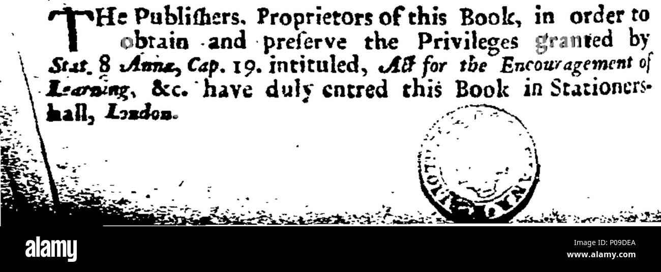 . Anglais : Fleuron du livre : Une version abrégée des lois en vigueur relatives à l'accise de Sa Majesté, avec une table des titres des actes, diminués, et un index pour le dit abrégement. Par Sabourn Reay. 286 Une version abrégée des lois en vigueur relatives à l'accise fleuron de Sa Majesté T186511-34 Banque D'Images