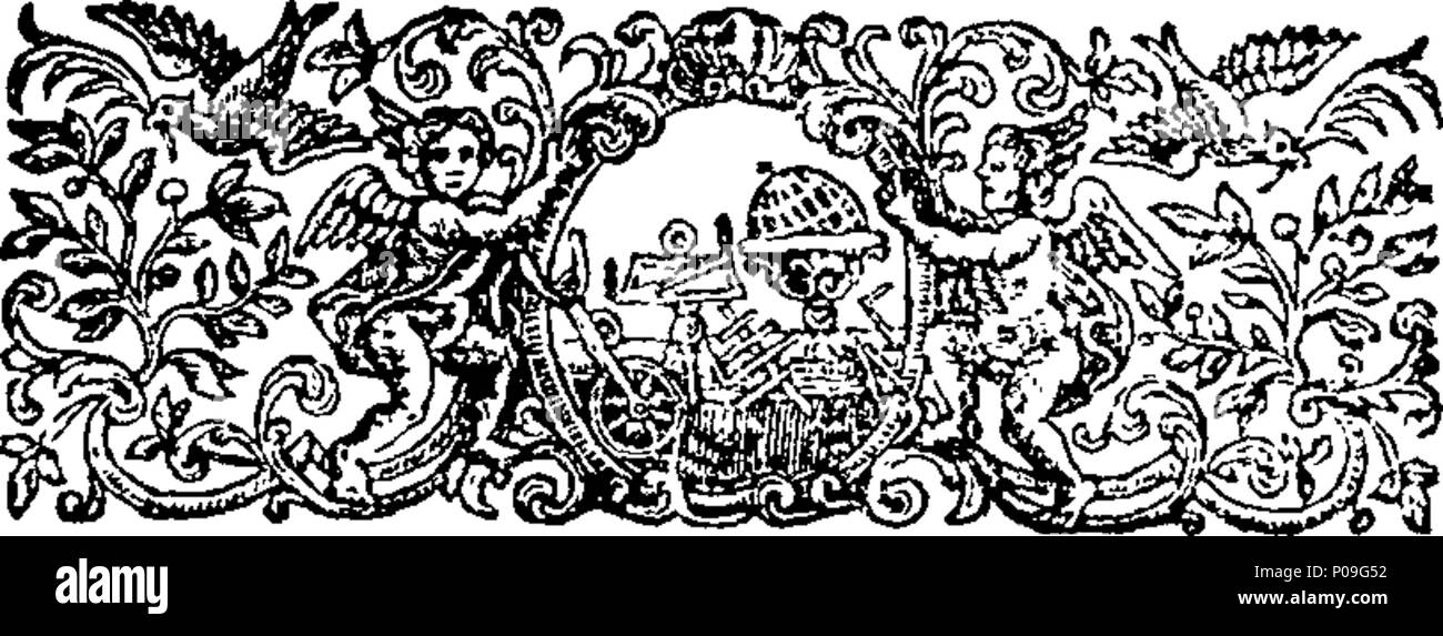 . Anglais : Fleuron du livre : une lettre concernant l'utilisation et la méthode de l'étude de l'histoire. Par l'auteur de lettres relatif à l'esprit. 118 Une lettre concernant l'utilisation et la méthode de l'étude de l'histoire Fleuron T060822-3 Banque D'Images