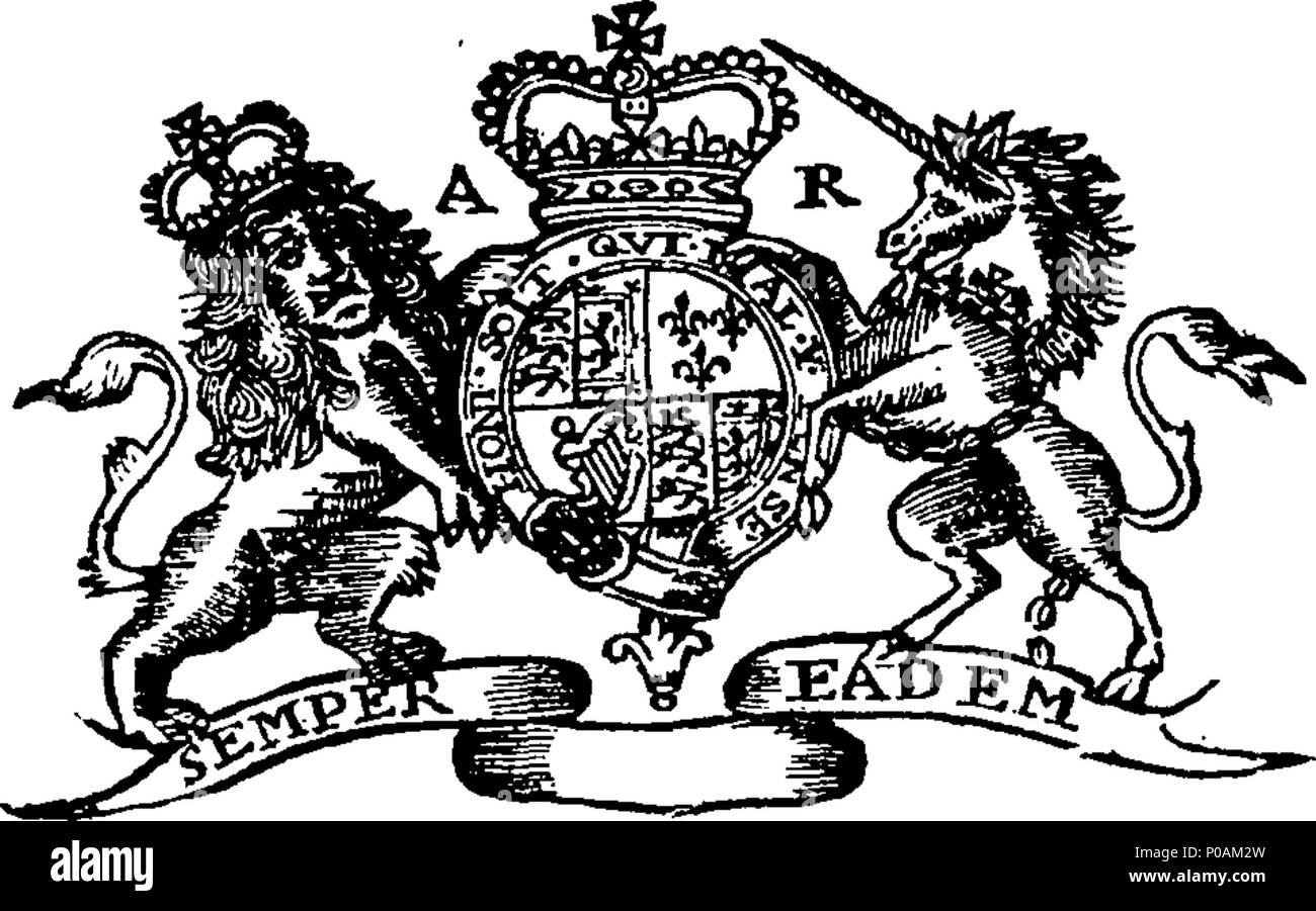 . Anglais : Fleuron du livre : une loi pour l'octroi de l'aide à Sa Majesté, pour être élevé par une taxe en Grande-Bretagne, pour le service de l'année mille sept cent onze. 297 Loi portant octroi à Sa Majesté de l'aide d'un fleuron N052241-3 Banque D'Images