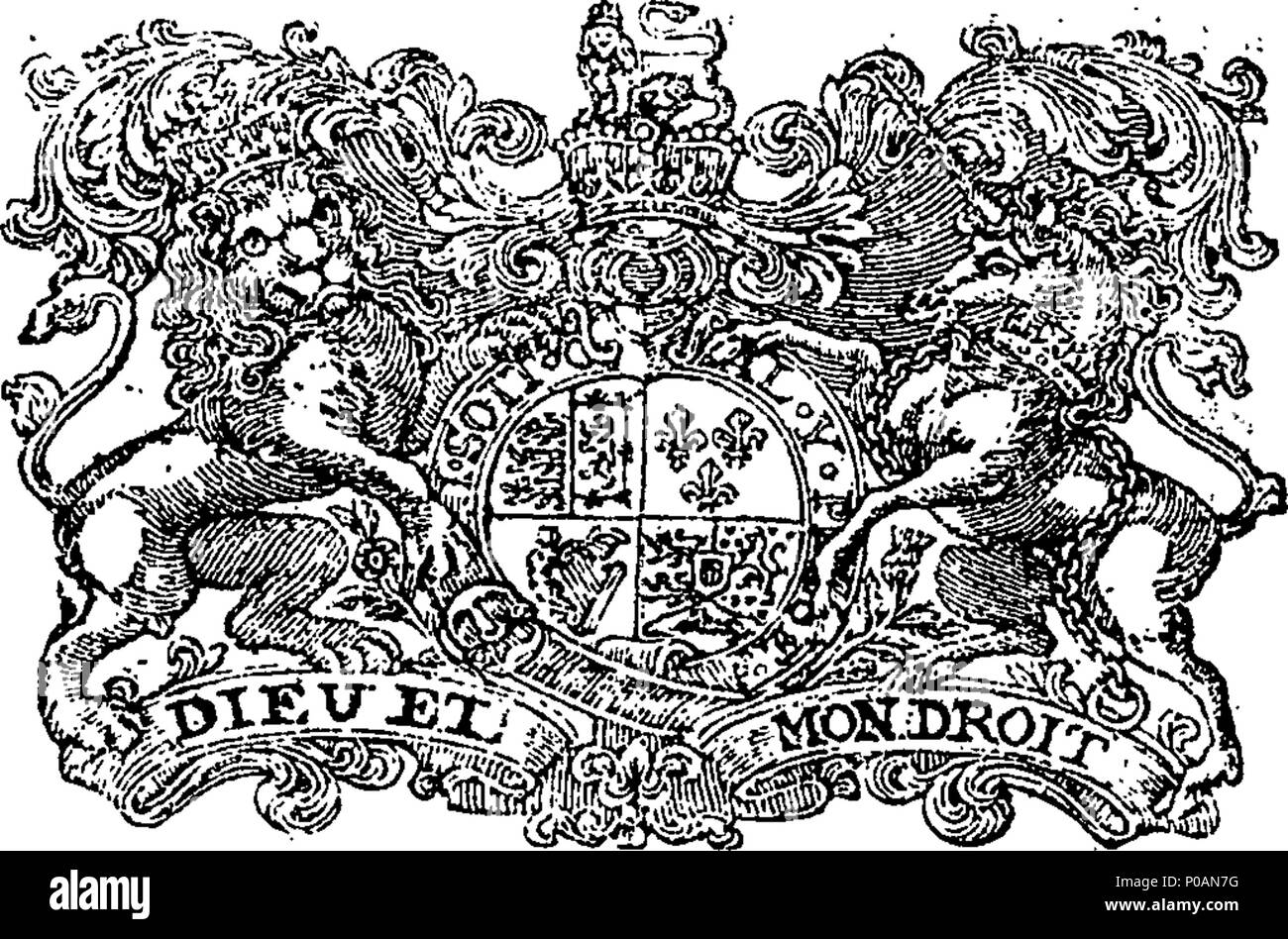 . Anglais : Fleuron du livre : Acte pour les débiteurs insolvables. 300 Acte pour les débiteurs insolvables. Fleuron N050469-1 Banque D'Images