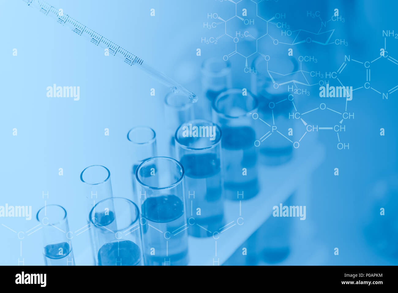 Chimiques sciences laboratoire de recherche médicale pour fond papier peint Banque D'Images