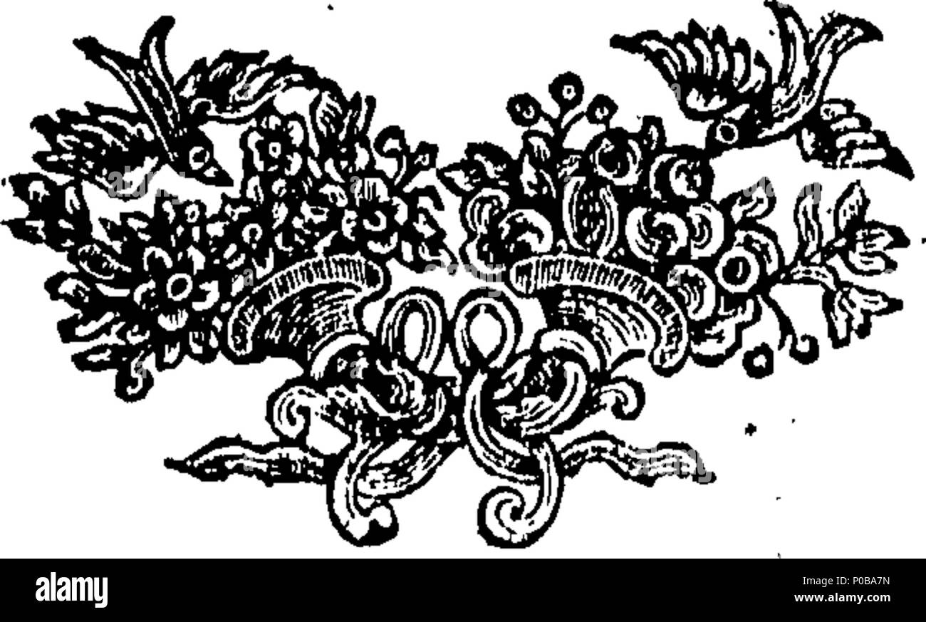 . Anglais : Fleuron du livre : une élégie sur la fin de la Rt. L'honorable W------ P---, Esq. 312 une élégie sur la fin de la Rt. L'honorable W- P-, Esq. Fleuron T136957-1 Banque D'Images