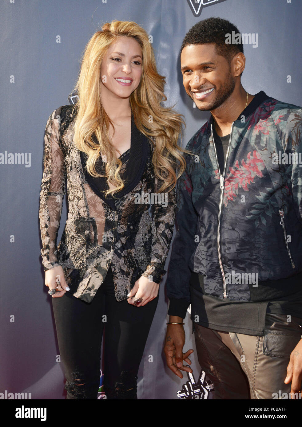 Shakira et Usher : We'Re Retour La voix au parti Sayers Club à Los Angeles. Shakira et Usher 146 cas à Hollywood Life - Californie, Red Carpet Event,  USA, Cinéma, Célébrités, photographie, Bestof,