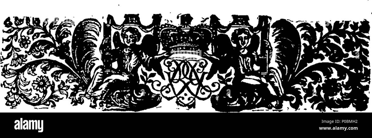 . Anglais : Fleuron du livre : une épître à feu le Dr Garth, avait l'occasion de la mort du duc de Marlborough. Par M. Welsted. 316 une épître à feu le Dr Garth, avait l'occasion de la mort du duc de Marlborough Fleuron N001883-3 Banque D'Images