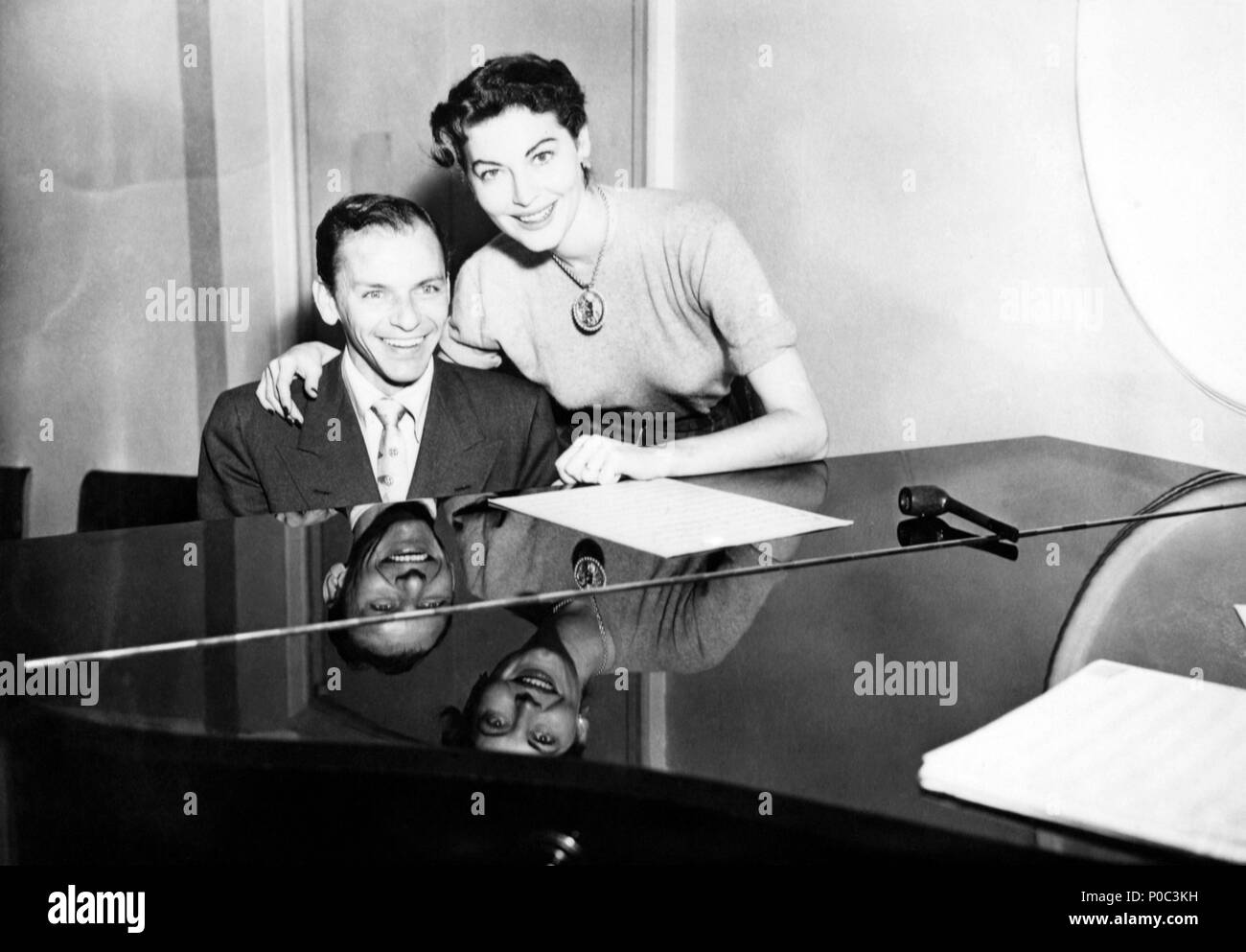 Stars : Frank Sinatra, Ava Gardner. Banque D'Images