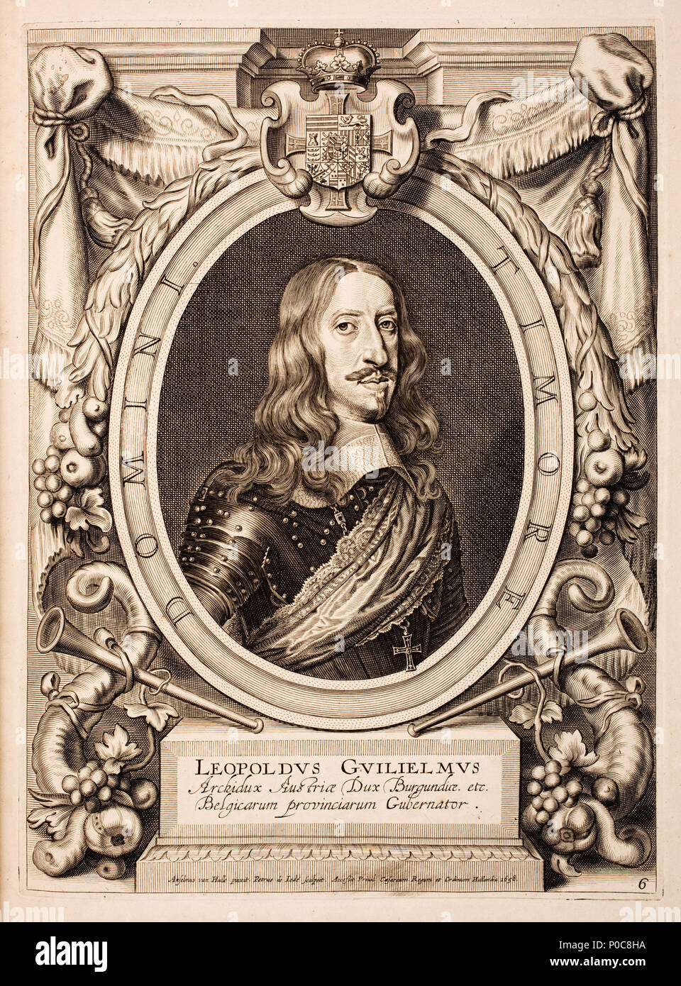 . English : Léopold-Guillaume de Habsbourg Anglais : l'Archiduc Léopold Guillaume d'Autriche (1614-1662) Nederlands : Leopold Willem van Oostenrijk (1614-1662) . 1717. Après Anselm van Hulle (1601-après 1674) Noms alternatifs, Hebbelijnck Hebbelynck Anselmus Anselmus, Anselm von Hulle, Anselmus van Hulle, Anselmus von Hulle Description peintre flamand et rapporteur pour avis Date de naissance/décès 23 juillet 1601 (baptisé) après 1674 Lieu de naissance/décès Gand Gand ( ?) période de travail lieu de travail 1620-1674 Gand (1620), Münster, Gottorf, Dresde, Italie (....-1631) ( ?), de Gand (1631-1674) Autorité Banque D'Images