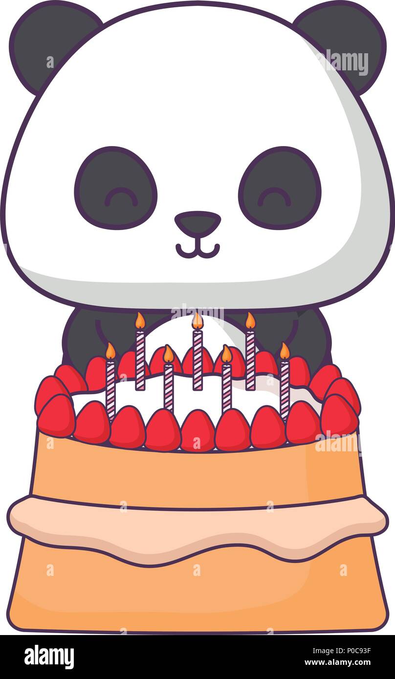 Ours Panda Mignon Avec Gateau D Anniversaire Sur Fond Blanc Vector Illustration Image Vectorielle Stock Alamy Ours Panda Mignon Avec Gateau D Anniversaire Sur Fond Blanc Vector Illustration Image Vectorielle Stock Alamy