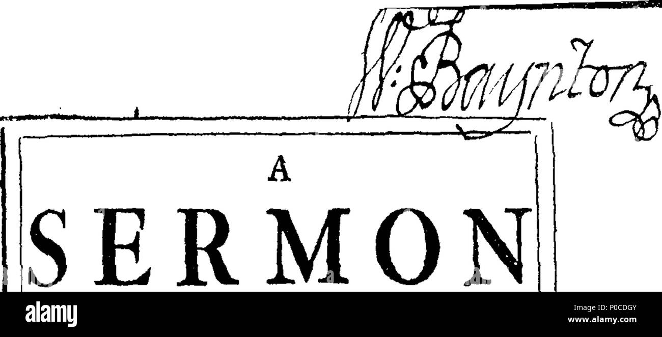. Anglais : fleuron de livre : un sermon prêcher avait à St Helen's en avril 1726 2d'Abingdon, à l'occasion de l'ouverture d'un organe : et d'une prédication prêcher avait avant l'Université d'Oxford au St Mary's sur les Rogations Dimanche, 15 mai 1726. Par Joseph Stockwell, B. D. Fellow de Trinity-College, Oxon. 192 prêcher un sermon avait à St Helen's en avril 1726 2d'Abingdon Fleuron T103284-1 Banque D'Images