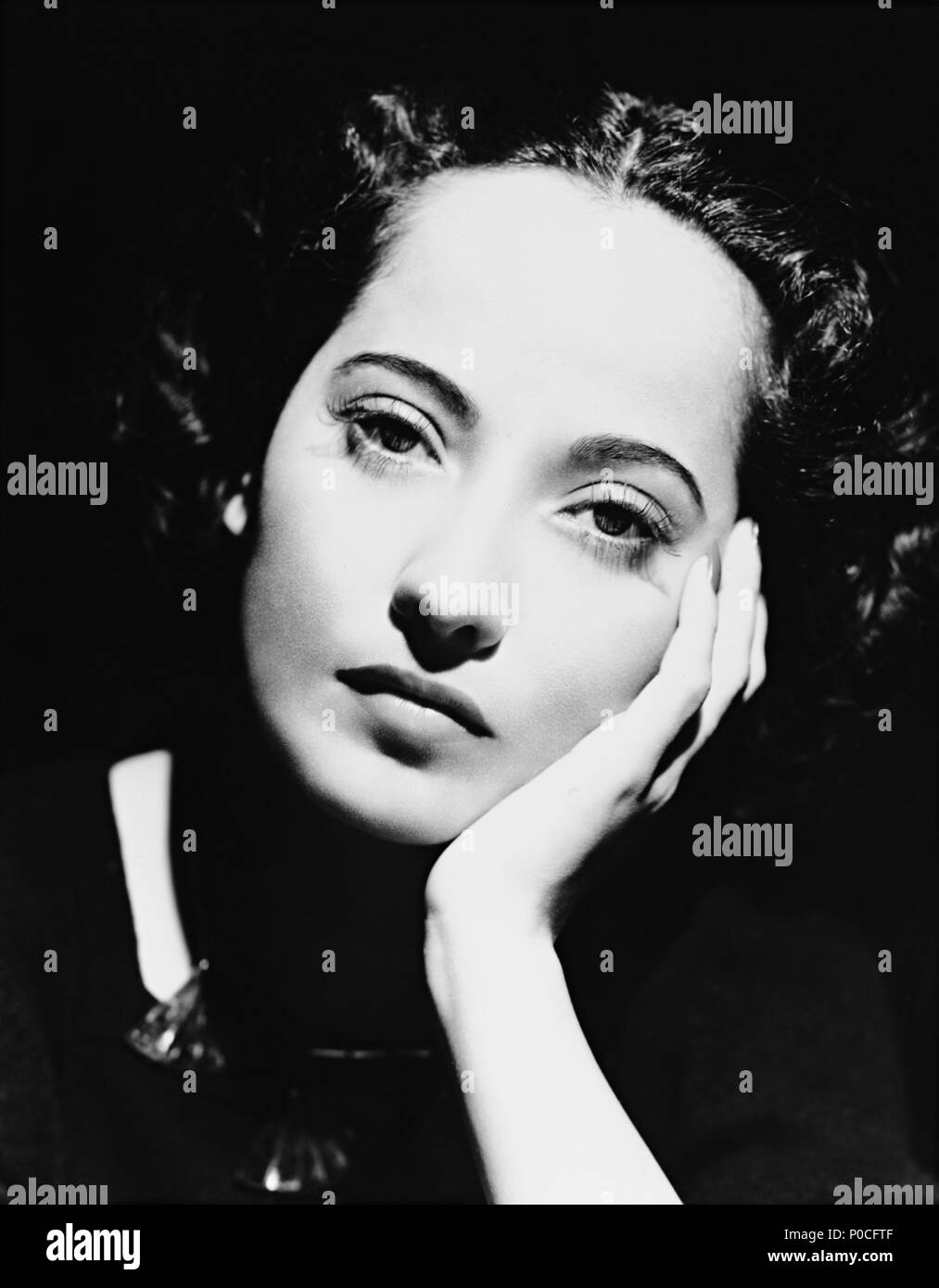 Stars : MERLE OBERON. Banque D'Images