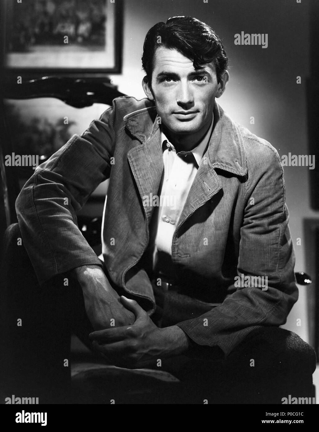 Stars : Gregory Peck. Banque D'Images