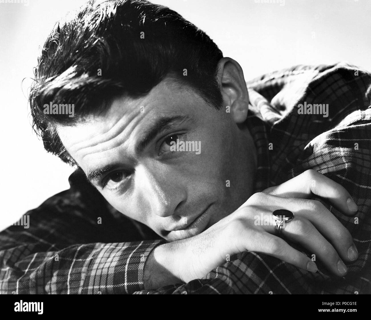 Stars : Gregory Peck. Credit : BACHRACH, ERNEST / Album Banque D'Images