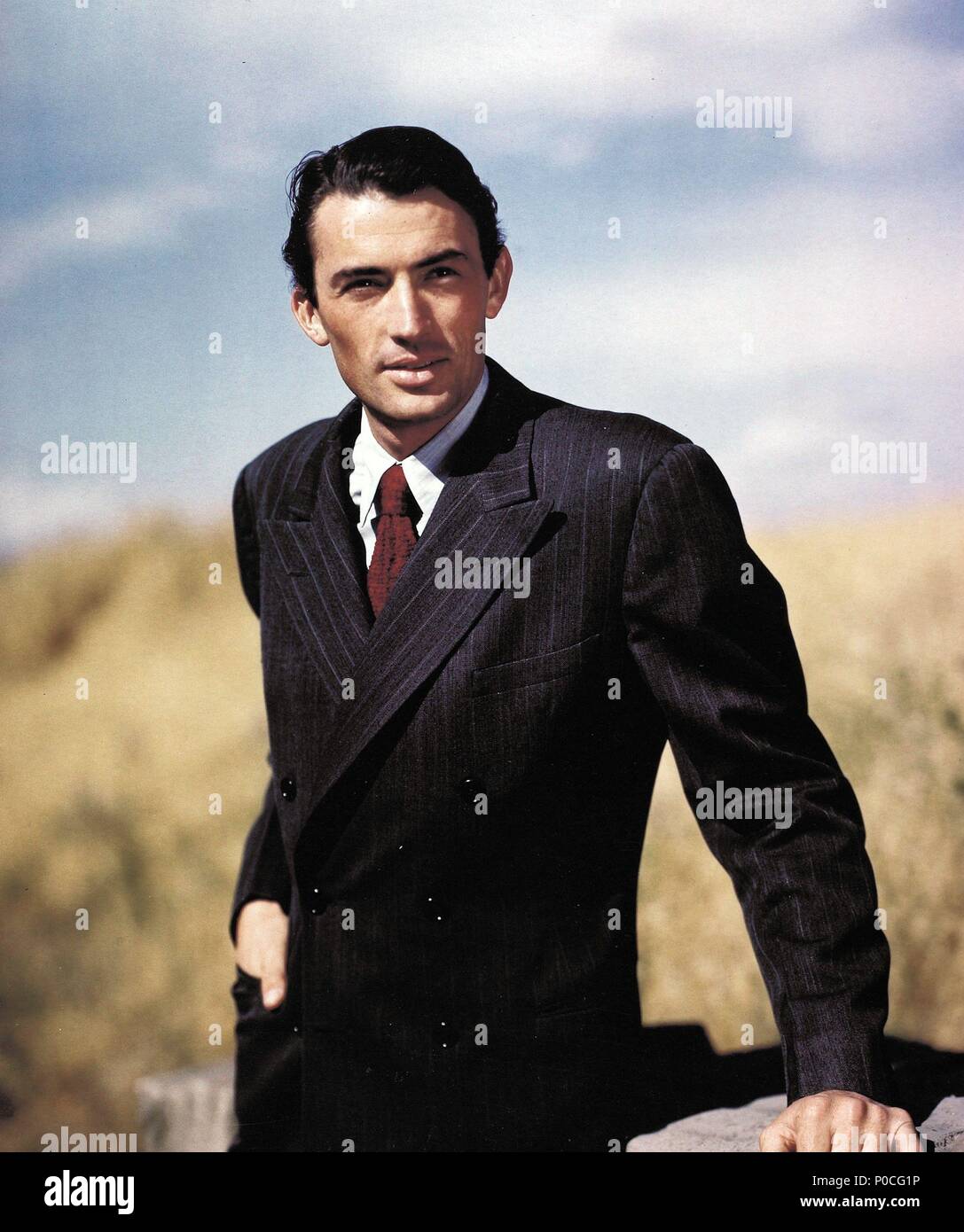 Stars : Gregory Peck. Banque D'Images