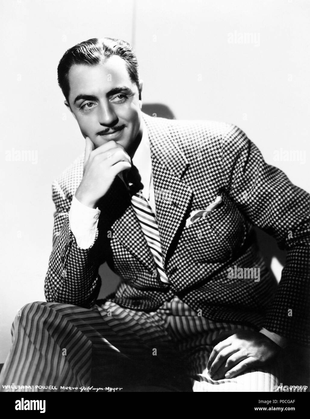 Stars : WILLIAM POWELL. Banque D'Images