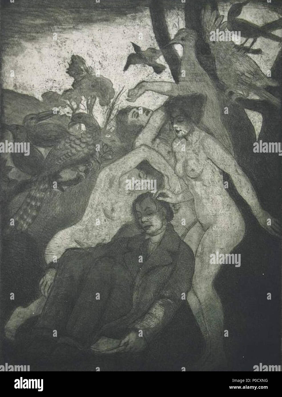 . Le rêve du poète . 192639 Gara Le poète d'Eté 1926 Banque D'Images