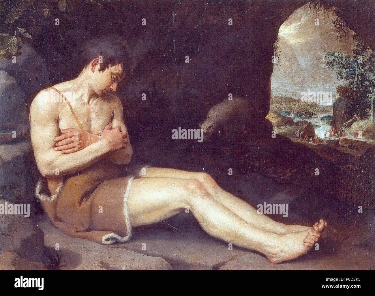 12 Jean-Guillaume Carlier, Saint Jean-Baptiste (Musée de l'Art Wallon, Liège) Banque D'Images 12 Jean-Guillaume Carlier, Saint Jean-Baptiste (Musée de l'Art Wallon, Liège) Banque D'Images