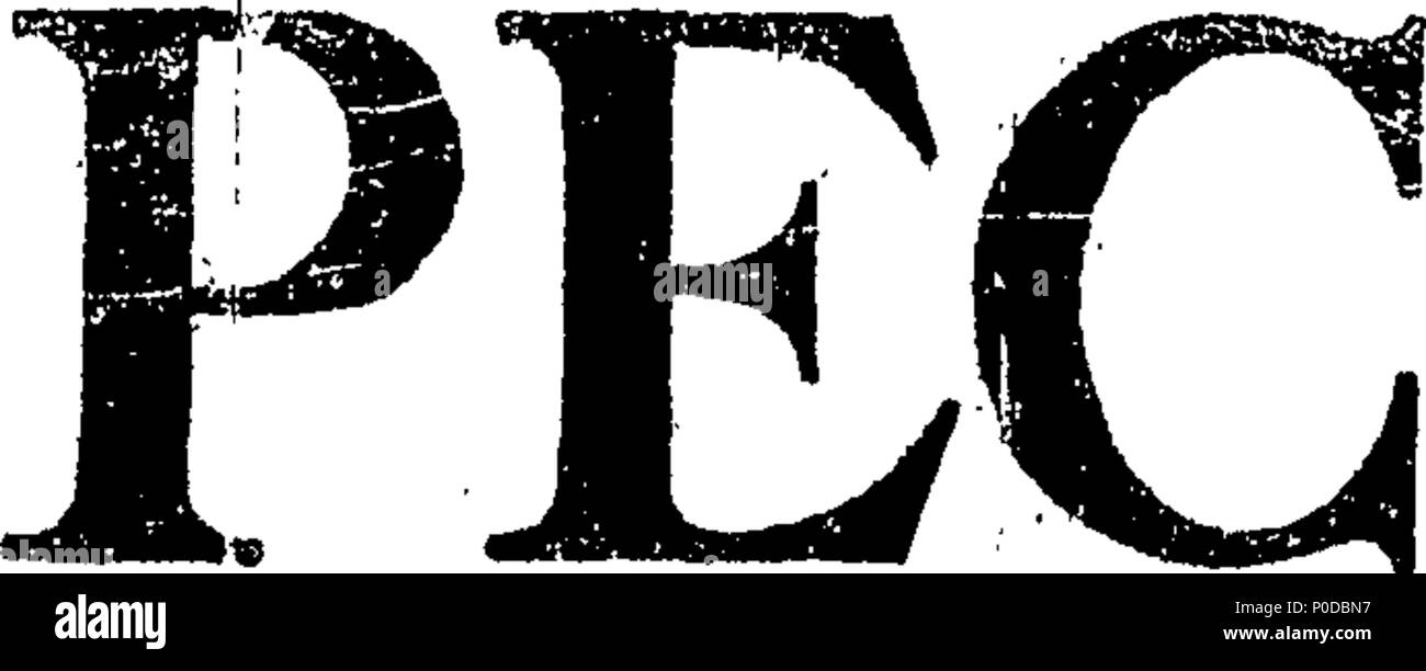 . Anglais : fleuron de livre : Un spécimen de grandes lettres, par William Caslon, Londres. 1785. 208 un spécimen de grandes lettres, par William Caslon, Londres. 1785. Fleuron T049587-42 Banque D'Images