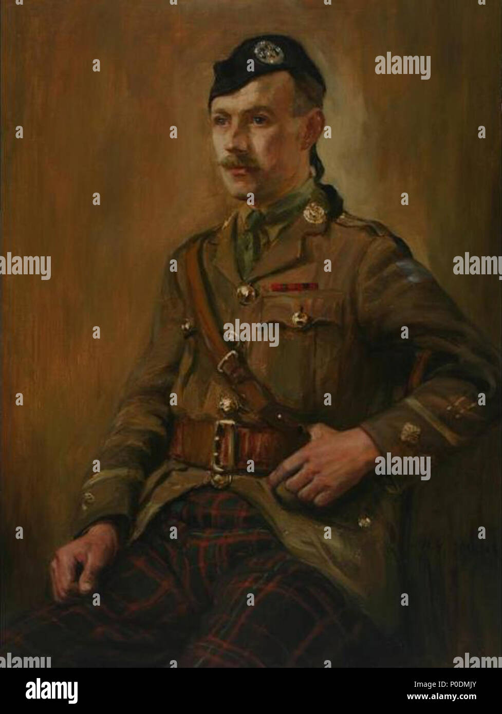 . Portrait du Lieutenant Robert Shankland, La Croix de Victoria . 19171 Jackson UN Y - Portrait de Le Lieutenant Robert Shankland MCG 19710261-0175 Banque D'Images