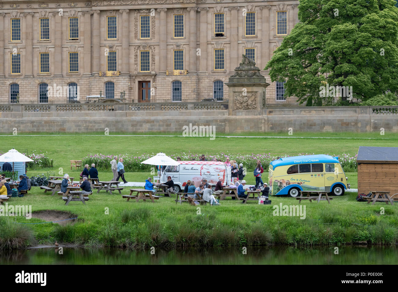Chatsworth RHS Flower Show 2018. Chatsworth, Bakewell, Derbyshire, Royaume-Uni Banque D'Images