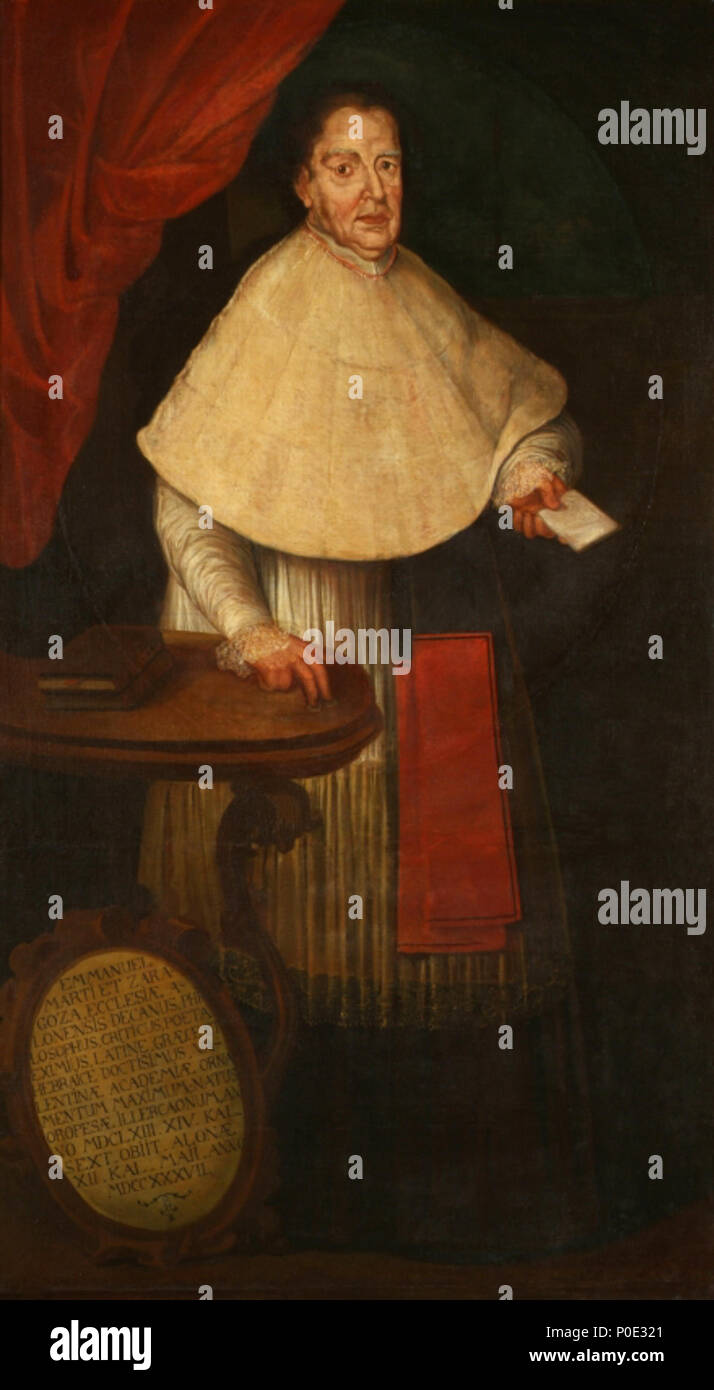 56 José vergara-manuel Martí y Zaragoza Banque D'Images