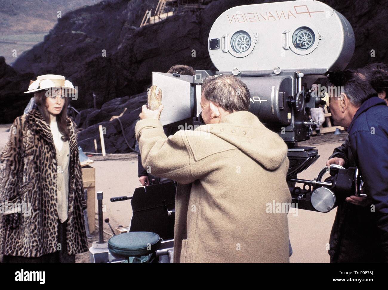 Titre original : LA FILLE DE RYAN. Titre en anglais : RYAN'S DAUGHTER. Directeur du film : David Lean. Année : 1970. Stars : DAVID LEAN ; SARAH MILES. Credit : M.G.M / Album Banque D'Images