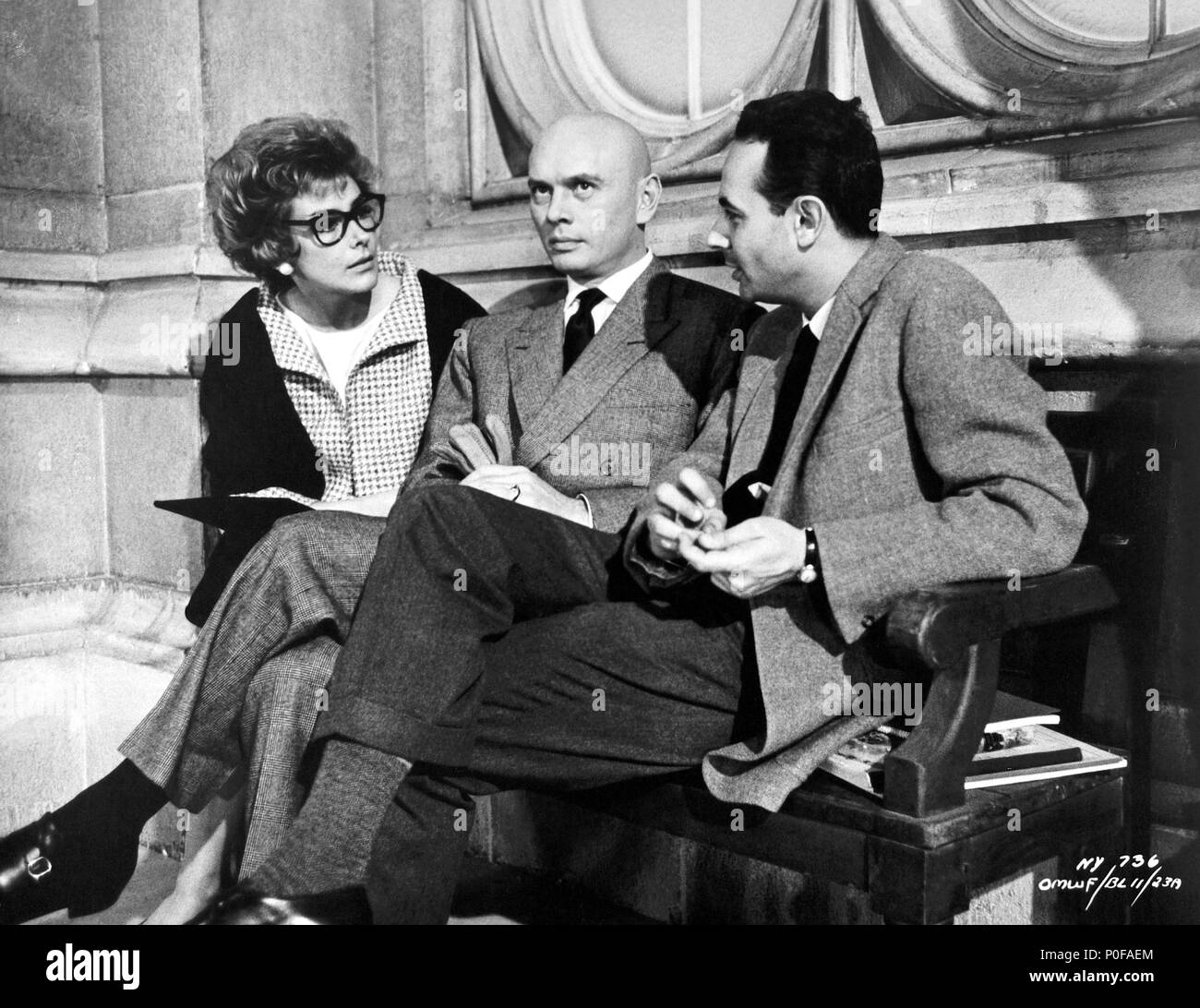 Titre original : UNE FOIS DE PLUS, avec sentiment. Titre en anglais : UNE FOIS DE PLUS, avec sentiment. Directeur de film : Stanley Donen. Année : 1960. Stars : Yul Brynner, Stanley Donen, KAY KENDALL. Credit : Columbia Pictures / Album Banque D'Images