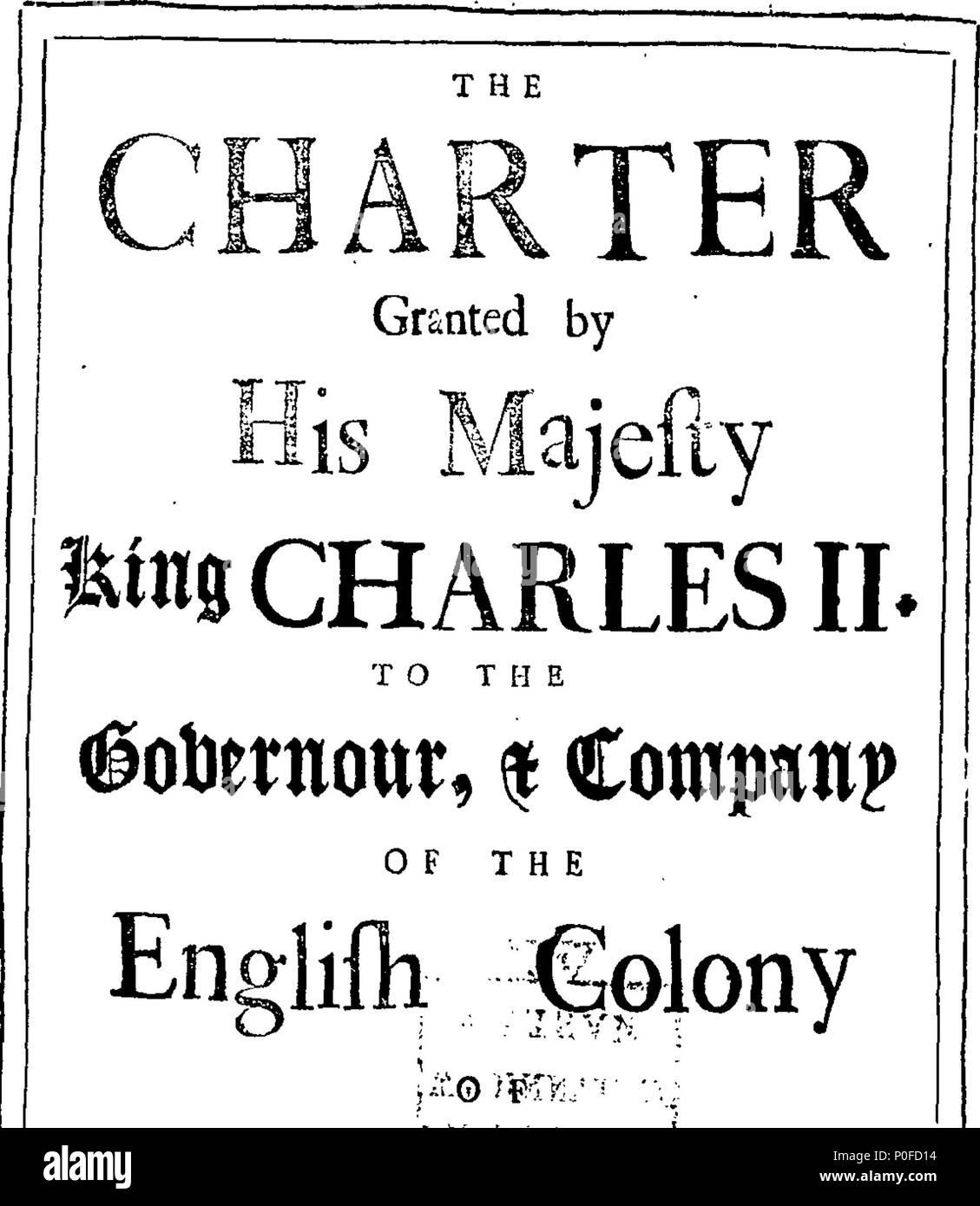 . Anglais : Fleuron du livre : Actes et Lois de Sa Majesté colonie anglaise du Connecticut en Nouvelle-Angleterre en Amérique. 259 Actes et Lois de Sa Majesté colonie anglaise du Connecticut en Nouvelle-Angleterre en Amérique. Fleuron W006327-3 Banque D'Images
