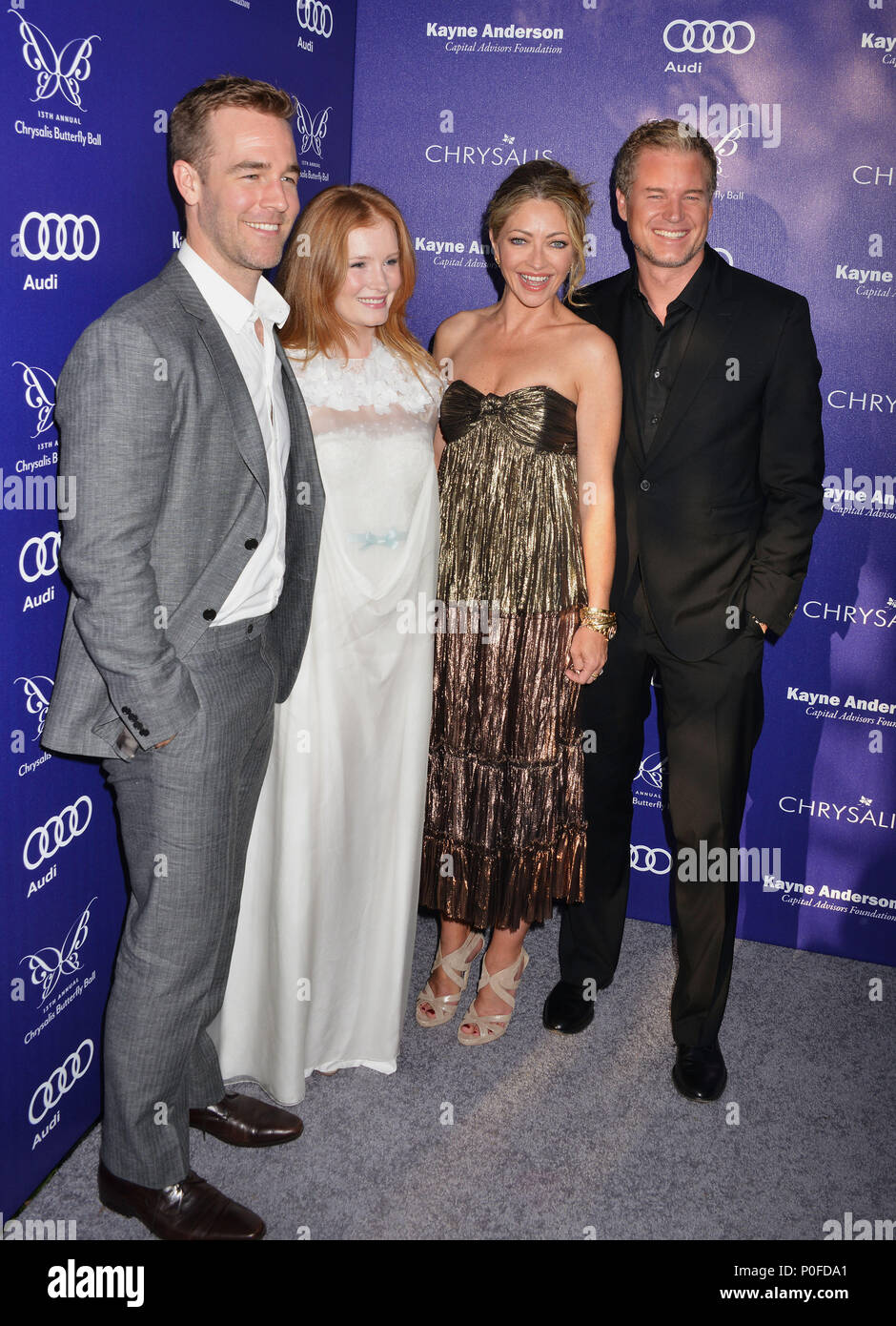 Rebecca Gayheart-Dane, Eric Dane, avec Kimberly Brook, James Van Der Beek à la 13e Chrysalis Butterfly Ball à Brentwood Secteur Mandeville Canyon à Los Angeles.Une Gayheart-Dane Rebecca, Eric Dane, avec Kimberly Brook, James Van Der Beek 146 ------------- Red Carpet Event, Vertical, USA, Cinéma, Célébrités, photographie, Bestof, Arts, Culture et divertissement, Célébrités Topix fashion / Vertical, Best of, événement dans la vie d'Hollywood, Californie - Tapis rouge et en backstage, USA, Cinéma, Célébrités, cinéma, télévision, Célébrités célébrités Musique, Photographie, BES Banque D'Images