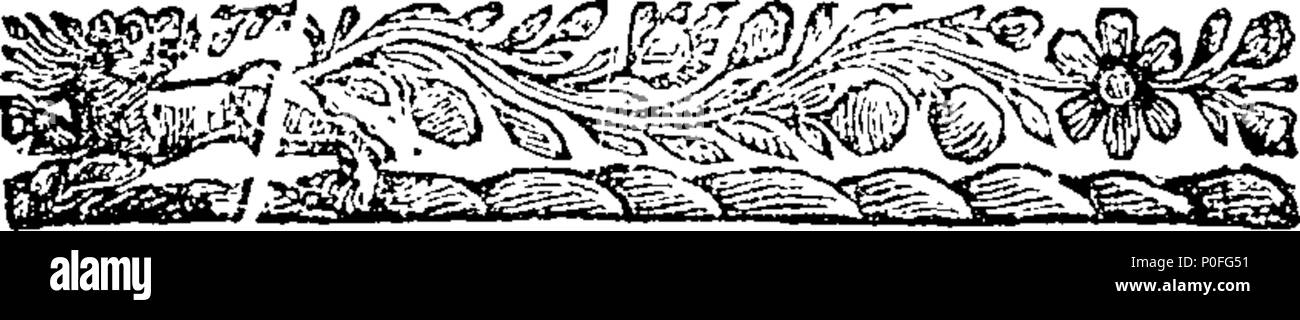 . Anglais : Fleuron du livre : une semaine de conversation sur la pluralité des mondes. Par Monsieur de Fontenelle. Traduit de la dernière édition, dans laquelle de nombreuses améliorations ; et de nouvelles observations sur plusieurs découvertes qui ont été faites dans les cieux, par William Gardiner, Esq ; la troisième édition. Pour ce qui est ajouté, M. Addison's Défense de la philosophie newtonienne. 253 une semaine de conversation sur la pluralité des mondes Fleuron T139461-11 Banque D'Images