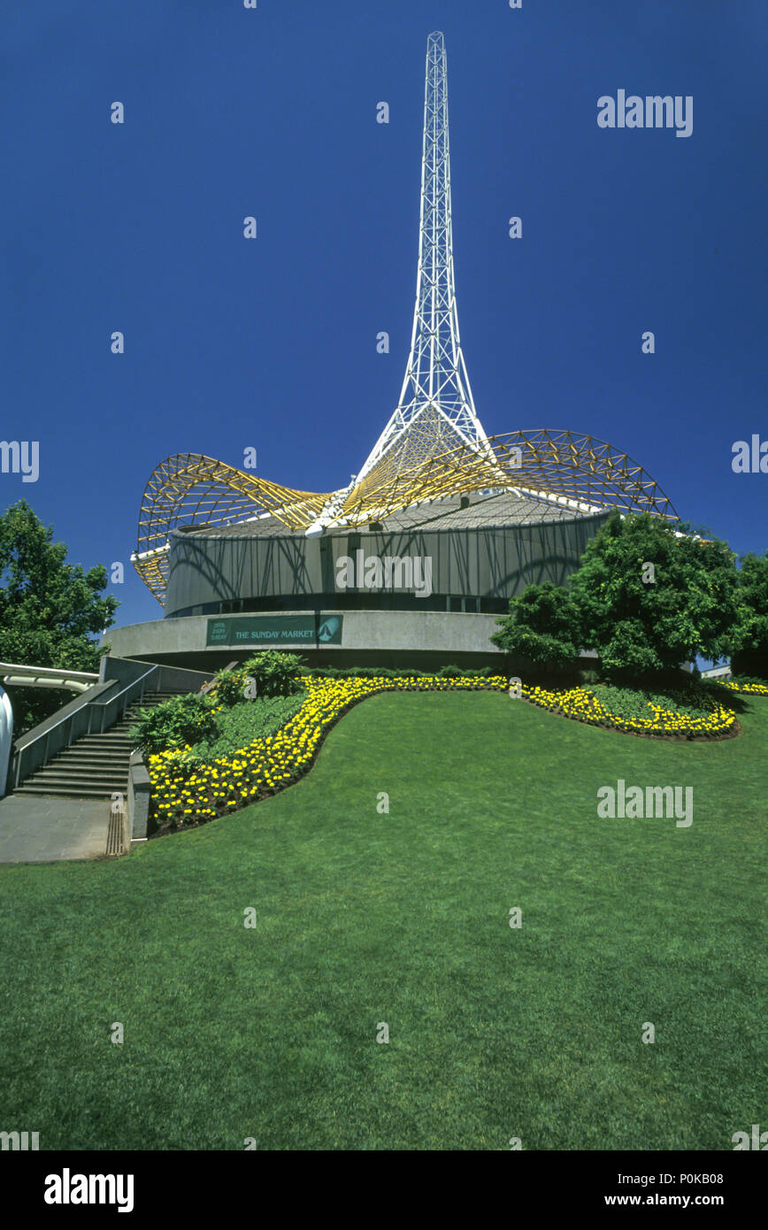 1995 JARDINS HISTORIQUES ARTS CENTRE MELBOURNE SOUTHBANK MELBOURNE VICTORIA SALLE DE CONCERT L'AUSTRALIE Banque D'Images