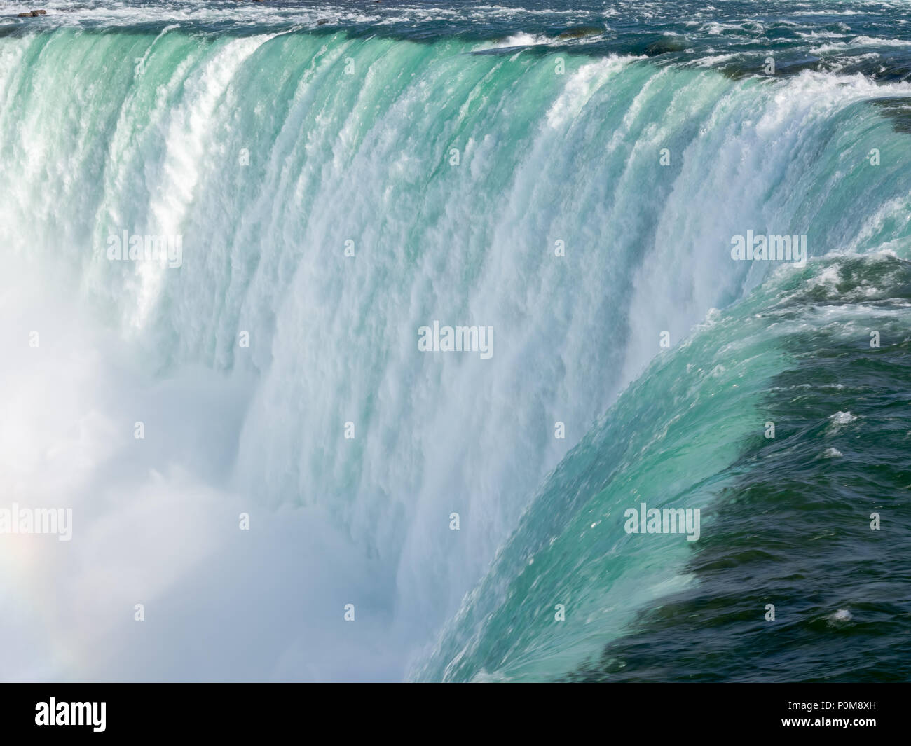 Horseshoe Falls vu de Niagara Falls, Ontario, Canada. Banque D'Images