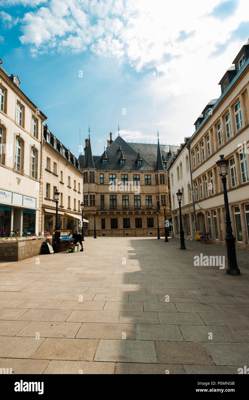 Palais grand-ducal, Luxembourg Banque D'Images