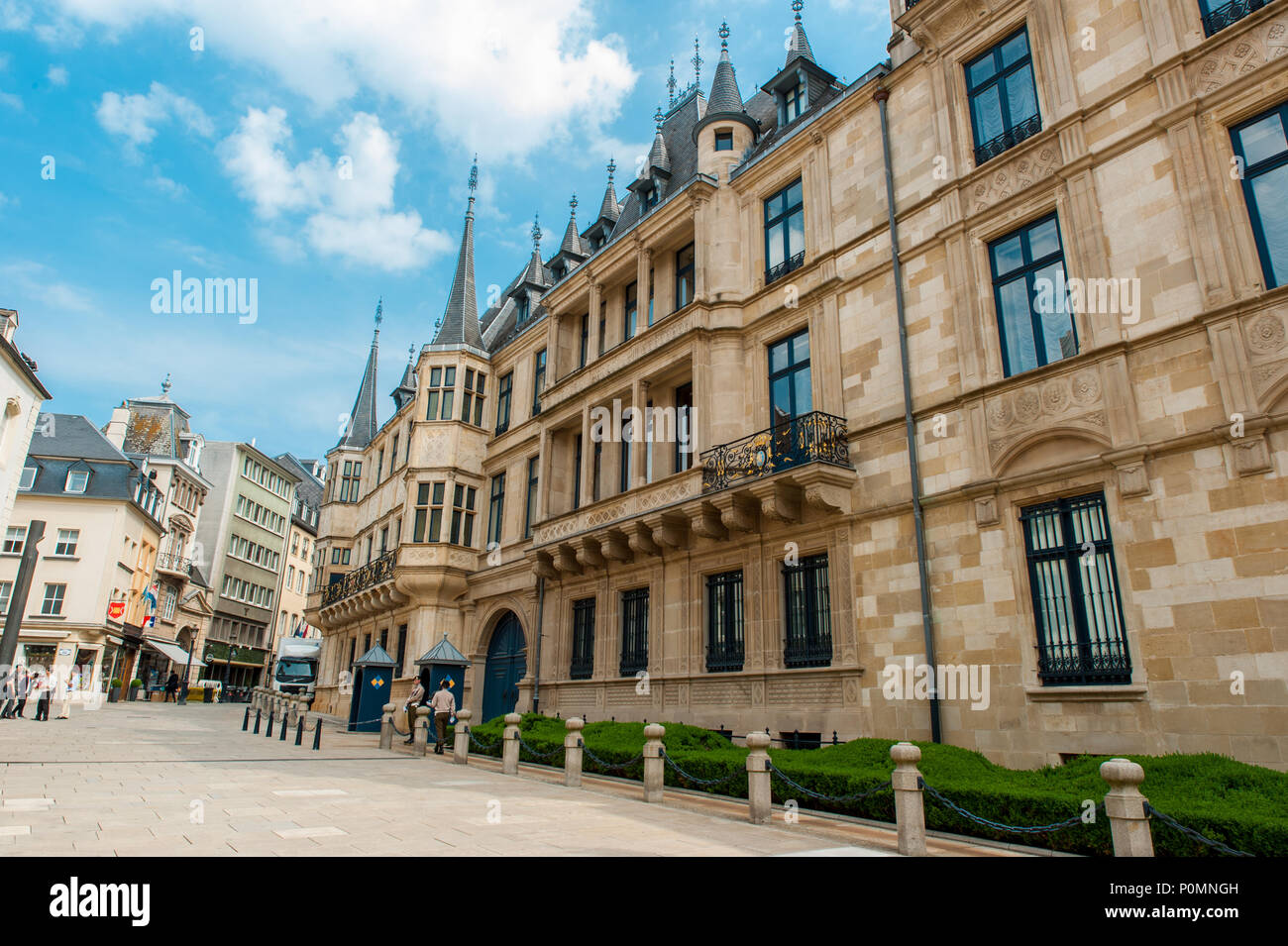 Palais grand-ducal, Luxembourg Banque D'Images