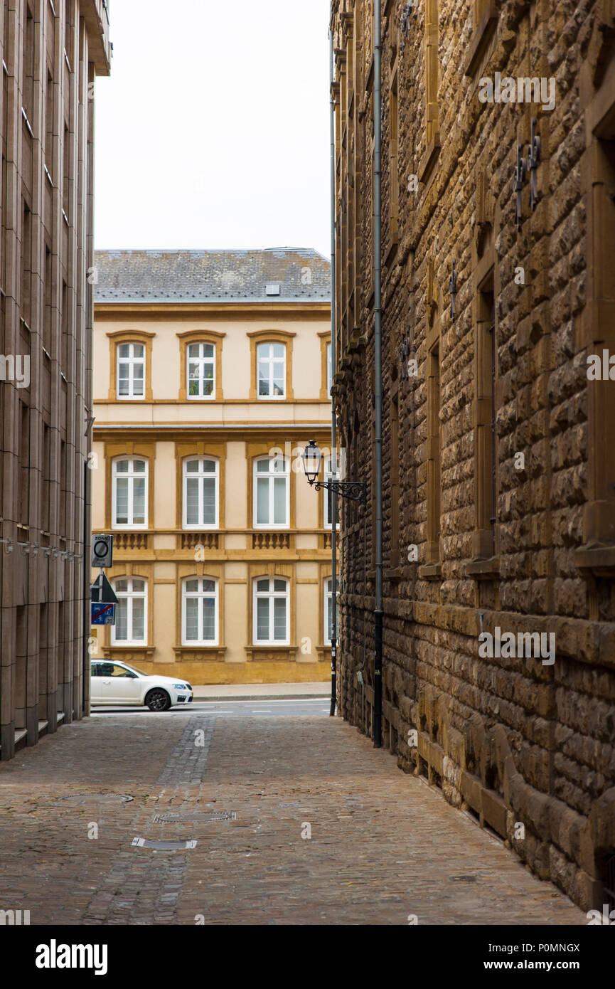 Des scènes de rue de la ville de Luxembourg, Luxembourg Banque D'Images
