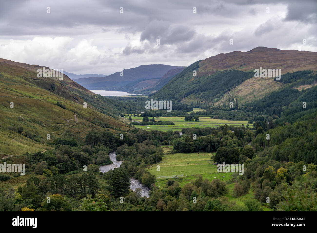 Dundonnell river, les highlands écossais, Wester Ross Banque D'Images