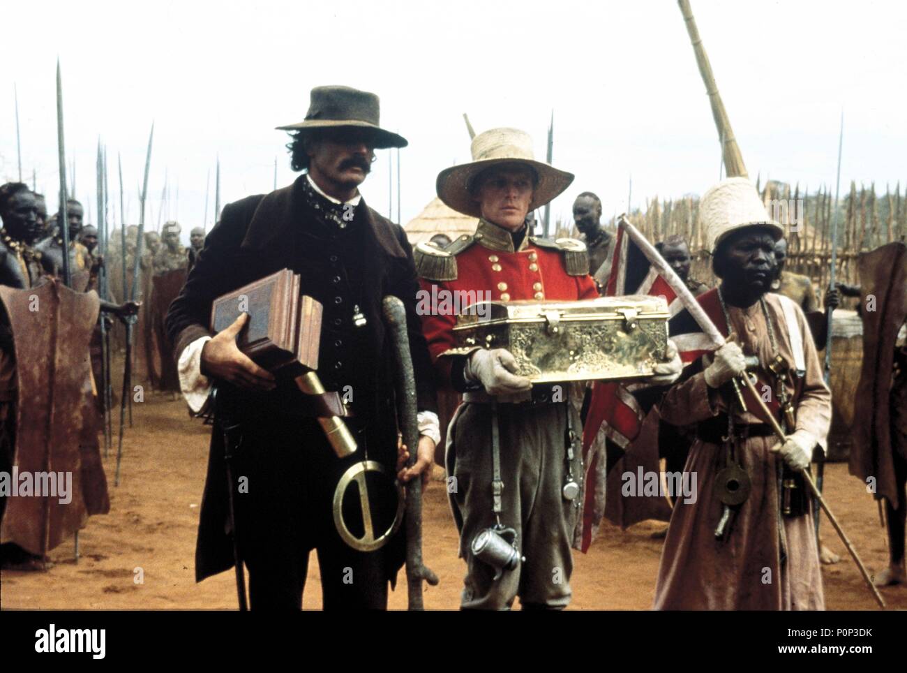 Titre original : MONTAGNES DE LA LUNE. Titre en anglais : MONTAGNES DE LA LUNE. Film Réalisateur : BOB RAFELSON. Année : 1990. Stars : PATRICK BERGIN, Iain Glen. Credit : TRI STAR PHOTOS / Album Banque D'Images