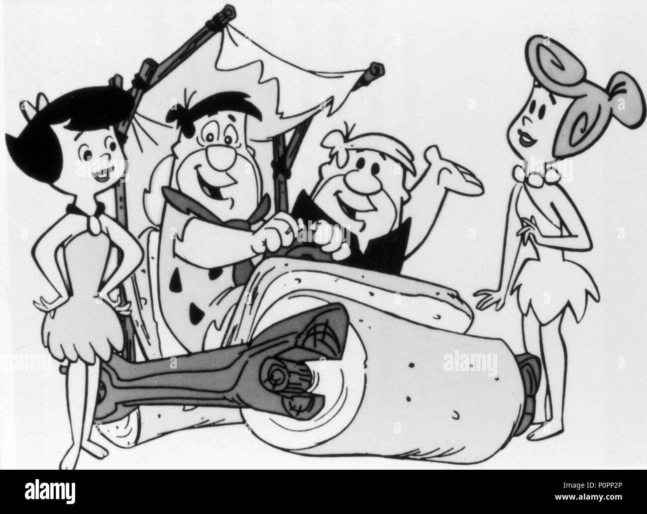 Titre original : LE FLINTSTONES. Titre en anglais : LE FLINTSTONES. Directeur de film : JOSEPH BARBERA, WILLIAM HANNA ; CHARLES A. Nichols. Année : 1960. Credit : HANNA-BARBERA/NBC/ABC/WARNER BROS TV / Album Banque D'Images
