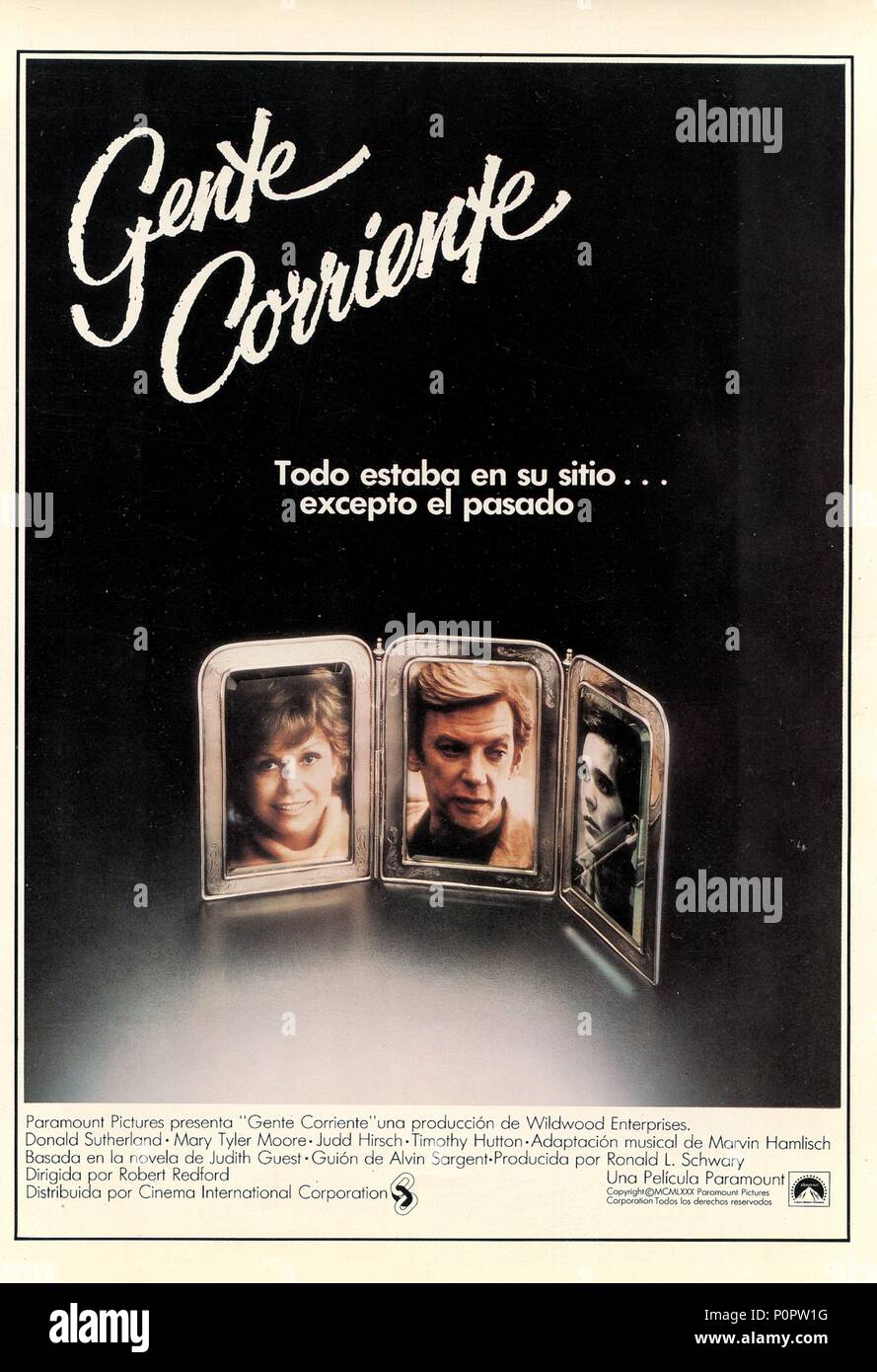 Titre original : les gens ordinaires. Titre en anglais : les gens ordinaires. Film Réalisateur : Robert Redford. Année : 1980. Credit : PARAMOUNT PICTURES / Album Banque D'Images