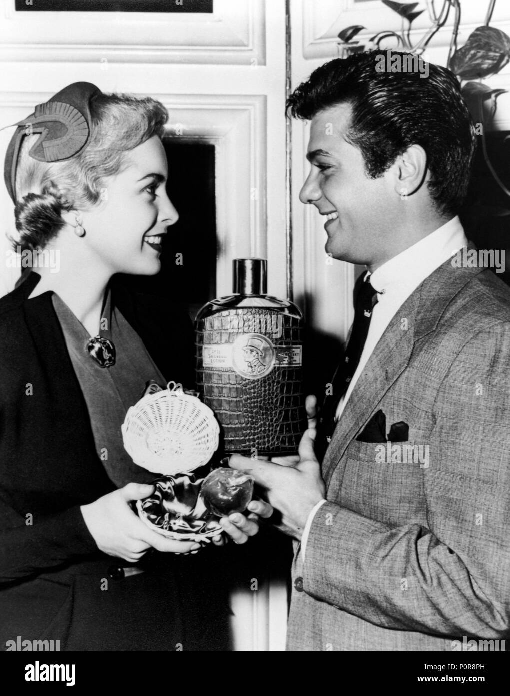 Stars : Tony Curtis, JANET LEIGH. Banque D'Images