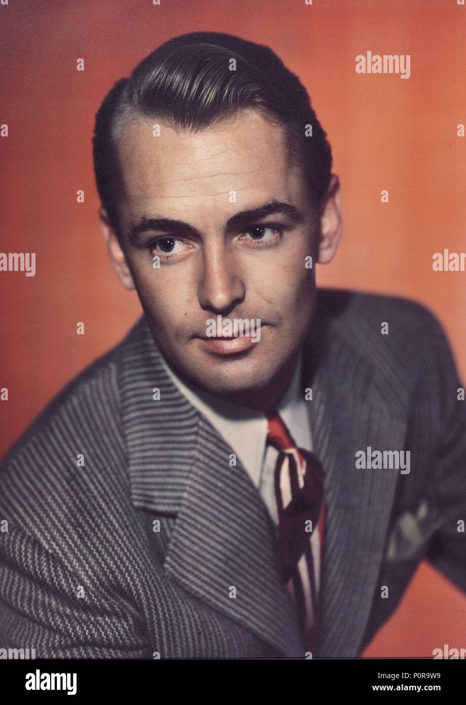 Stars : ALAN LADD. Banque D'Images