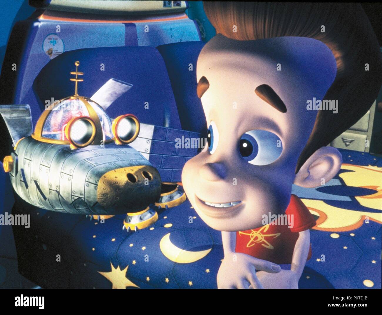 Titre original : JIMMY NEUTRON : BOY GENIUS. Titre en anglais : JIMMY NEUTRON : BOY GENIUS. Film Réalisateur : John A. DAVIS. Année : 2001. Credit : Nickelodeon Movies/ADN PRODUCTIONS/O LOISIRS / Album Banque D'Images